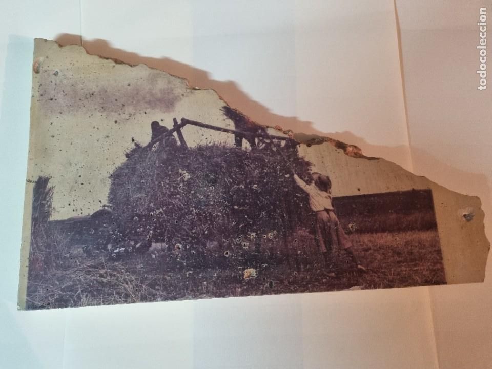 Fotograf&iacute;a antigua: FOTO SOBRE MARMOL DE GOMA BICROMATADA