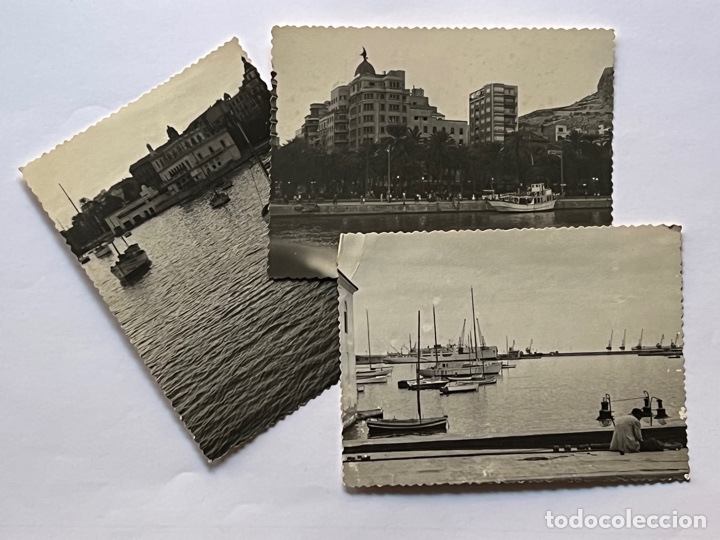 Alte Fotografie: ALICANTE (3) Fotograf&iacute;as.. Perspectivas del Puerto&hellip; Septiembre de 1960