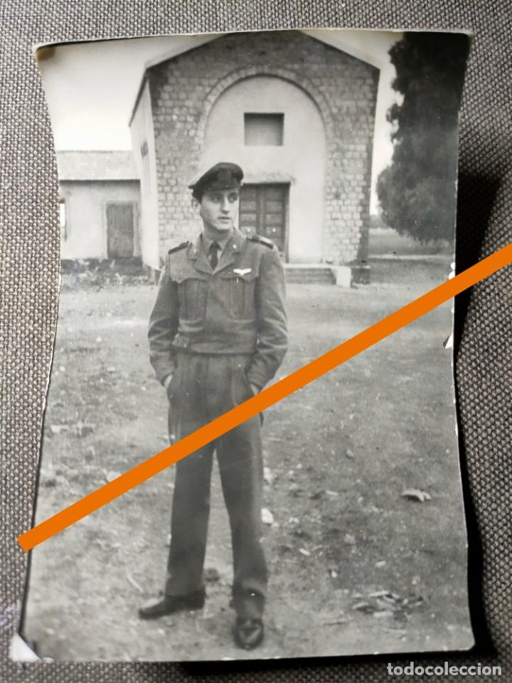 Antique Photography: Antigua fotograf&iacute;a. Militar italiano. Foto a&ntilde;os 50. Italia..