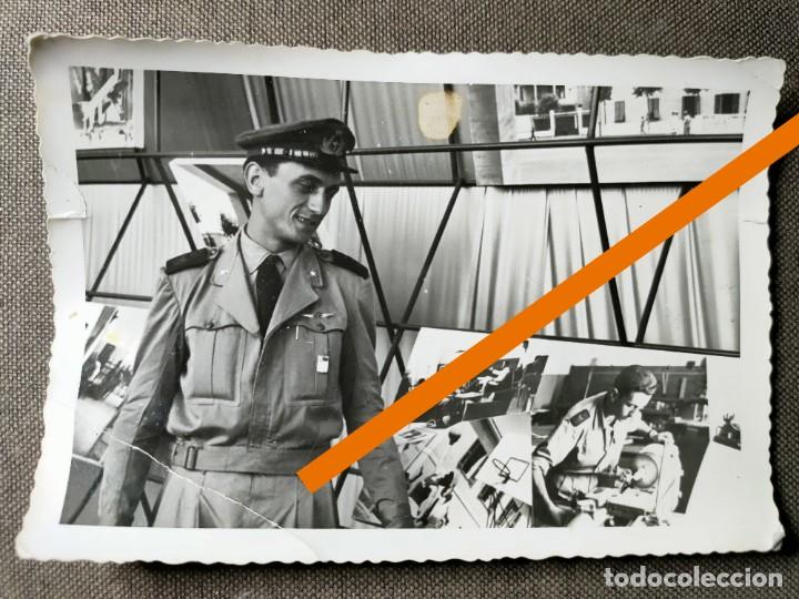 Photographie ancienne: Antigua fotograf&iacute;a. Militar italiano. Militares. Foto a&ntilde;os 50. Italia..