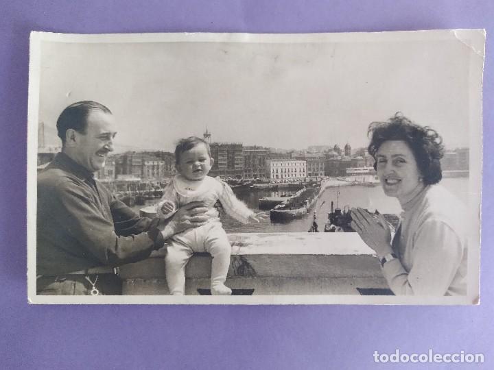 Alte Fotografie: ANTIGUA FOTOGRAFIA FAMILIA MATRIMONIO BEBE PUERTO SAN SEBASTIAN 1962