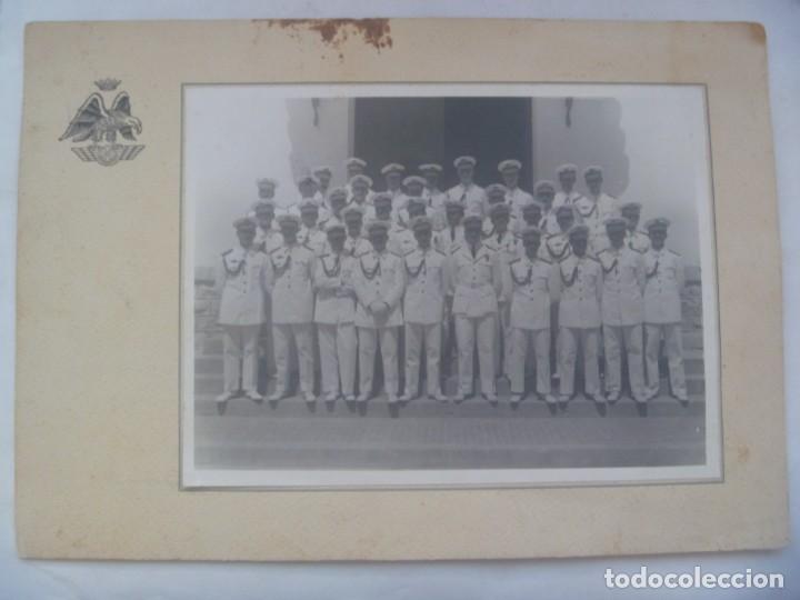 Fotograf&iacute;a antigua: ACADEMIA GENERAL DEL AIRE, AGA : GRAN FOTO DE CADETES Y PROFESORES.. 24 X 34 CM