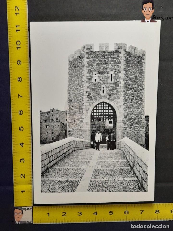 Antique Photography: PONT DE BESAL&Uacute; / PUENTE / CASTILLO / TORRE / FOTO ANTIGUA BLANCO Y NEGRO - A&Ntilde;OS 60/70 - CATALUNYA