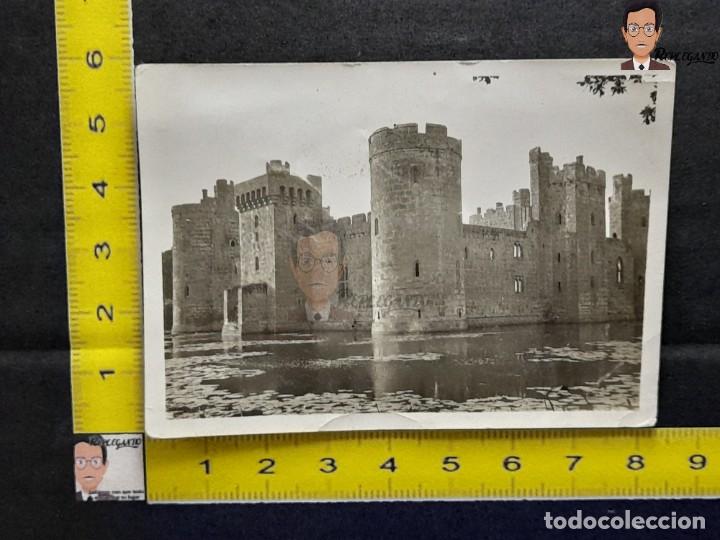 Alte Fotografie: CASTILLO DE BODIAM / FOTO EN BLANCO Y NEGRO - A&Ntilde;OS 30 - INGLATERRA - TORRE ENGLAND CASTLE
