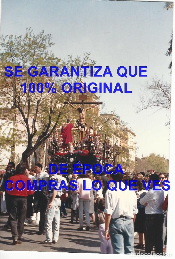 Fotografia antiga: CRISTO DEL DESAMPARO CERRO DEL AGUILA 15X10 KODAK SEMANA SANTA SEVILLA FOTOGRAFIA SM16
