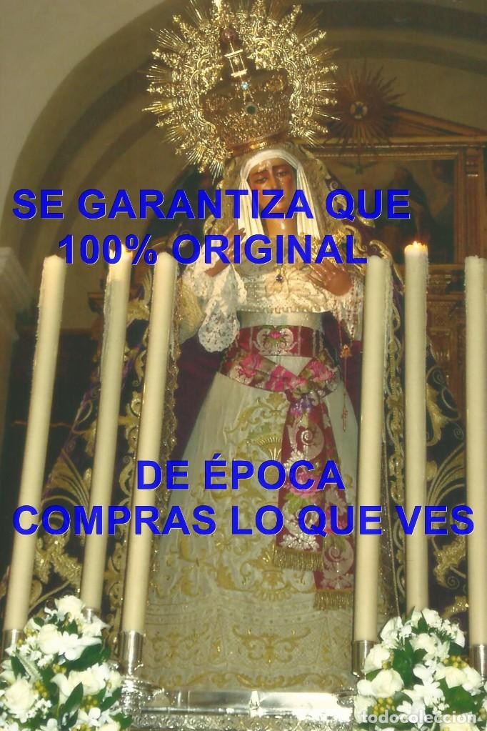 Fotografia antiga: LOS GITANOS MARIA SANTISIMA DE LAS ANGUSTIAS SEMANA SANTA SEVILLA FOTOGRAFIA KODAK 15X10 SM19