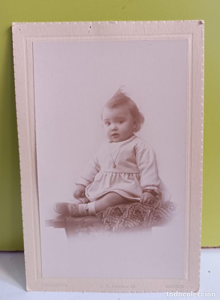 Fotograf&iacute;a antigua: FOGRAFIA ANTIGUA - UN NI&Ntilde;O -FOTO-CHAVARINO-S,JERONIMO,29 -MADRID PRIMEROS DE SIGLO