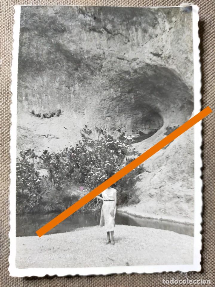 Photographie ancienne: Antigua fotograf&iacute;a. Montanejos Castell&oacute;n. A&ntilde;os 50.