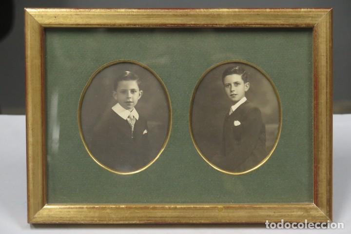 Fotograf&iacute;a antigua: 2 FOTOGRAFIAS DE NI&Ntilde;O. HACIA 1920