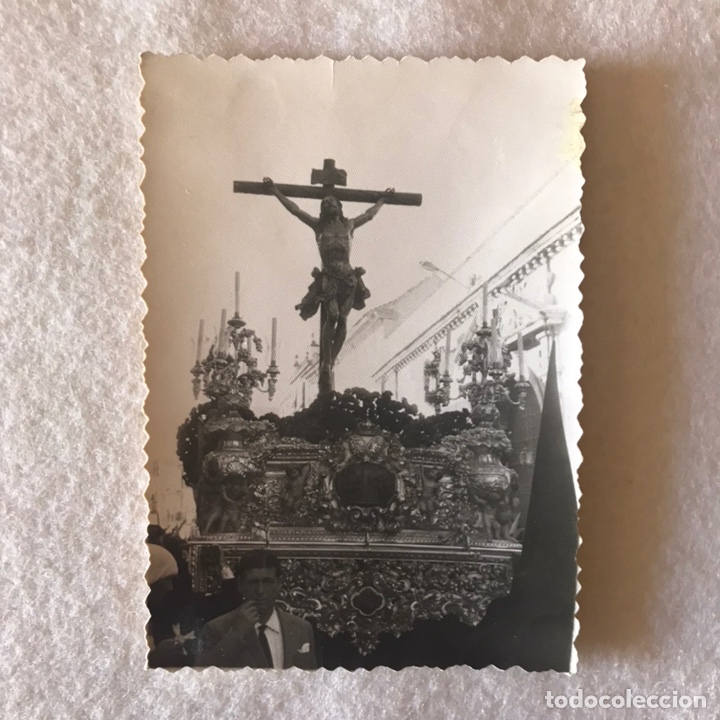 Alte Fotografie: SEMANA SANTA SEVILLA - ANTIGUA FOTOGRAF&Iacute;A CRISTO DE LA EXPIRACI&Oacute;N / EL CACHORRO / A&Ntilde;OS 60