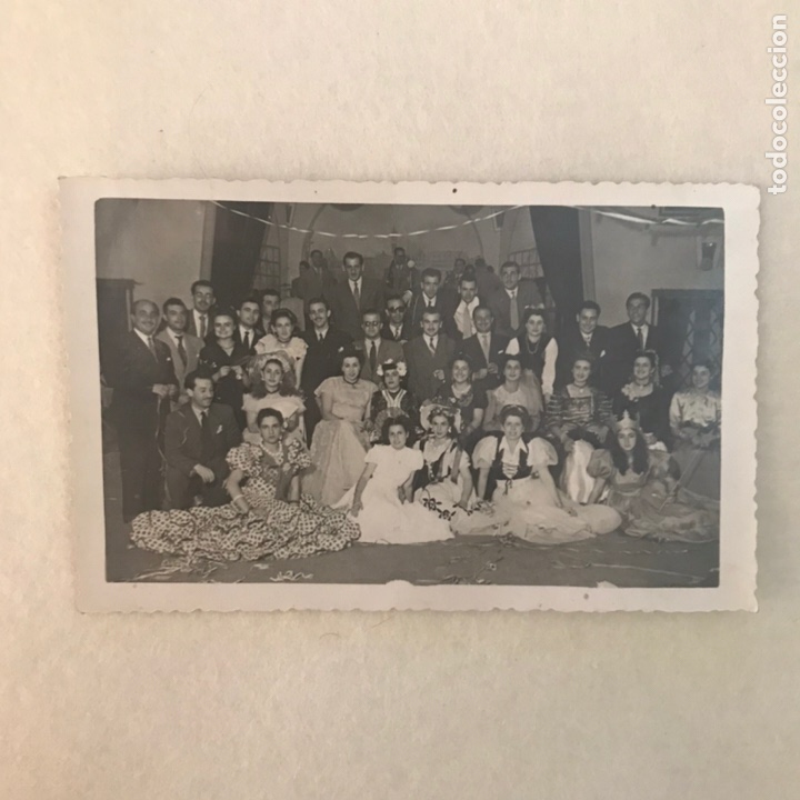 Fotograf&iacute;a antigua: ANTIGUA FOTOGRAF&Iacute;A REUNI&Oacute;N SOCIAL - TRAJES REGIONALES - CASA GLORIA / FOTO REIJA / LA BRA&Ntilde;A