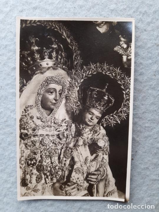 Fotografia antica: Fotograf&iacute;a antigua de Virgen con Ni&ntilde;o.