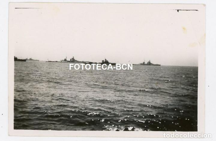 Fotografia antica: FOTO ORIGINAL PUERTO DE PALMA MALLORCA BARCO MARINA ITALIANA ALTAMAR JUNIO DE 1939