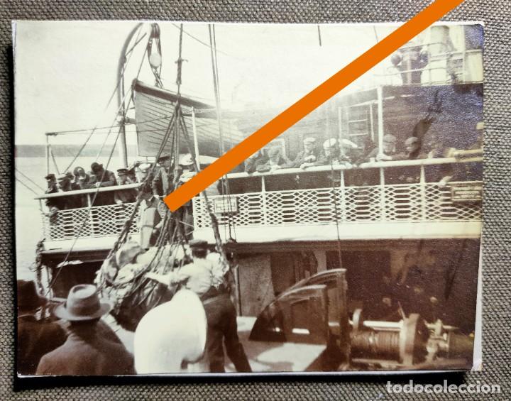 Antique Photography: Antigua fotograf&iacute;a. Burgues&iacute;a. En el puerto junto al barco. A&ntilde;os 20.