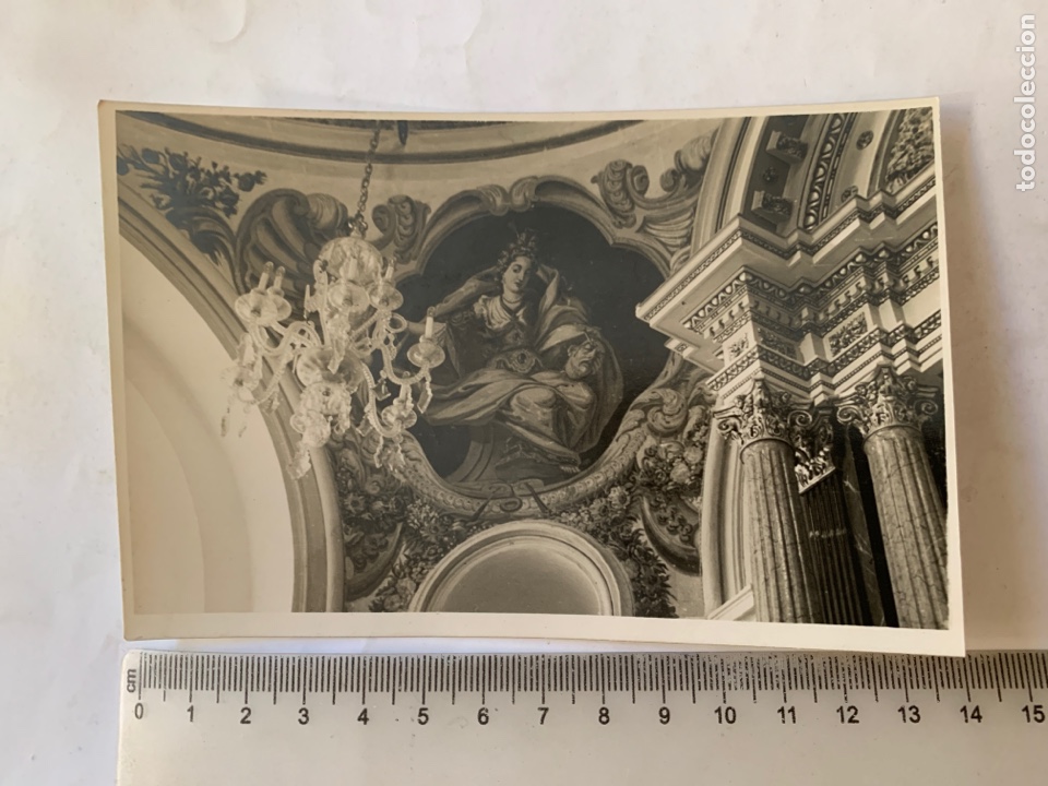 Alte Fotografie: FOTO. BURJASOT. ERMITA DE S. ROQUE. LUNETO PINTADO POR F. PAGANO. MONFORT, FOT. FECHA, 6 SEP. 1952.