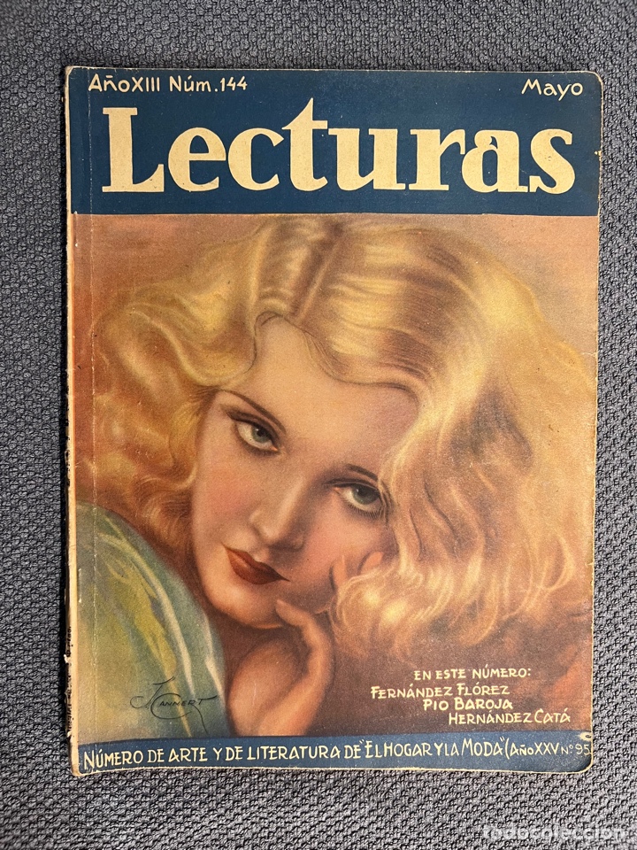 Fotograf&iacute;a antigua: LECTURAS Revista de Sociedad (Mayo de 1933) cubiertas deslucidas ..