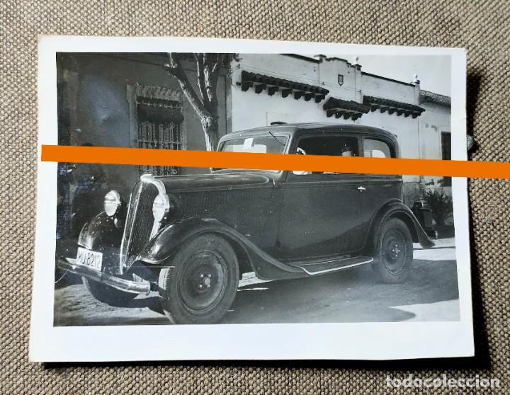 Fotografia antica: Antigua fotograf&iacute;a coche autom&oacute;vil. Fiat balilla matr&iacute;cula de Murcia. Foto a&ntilde;os 20/30