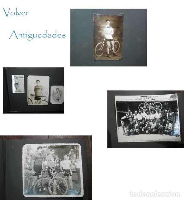 Fotograf&iacute;a antigua: Excelente &aacute;lbum fotos ciclismo
