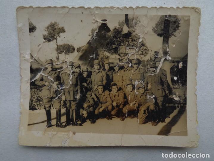 Antique Photography: FOTO DE MILITAR CON ROPA DE CAMPA&Ntilde;A EN CAMPAMENTO, TIENDA DE CAMPA&Ntilde;A. ETC. &iexcl;&iexcl; MAL ESTADO !!!!