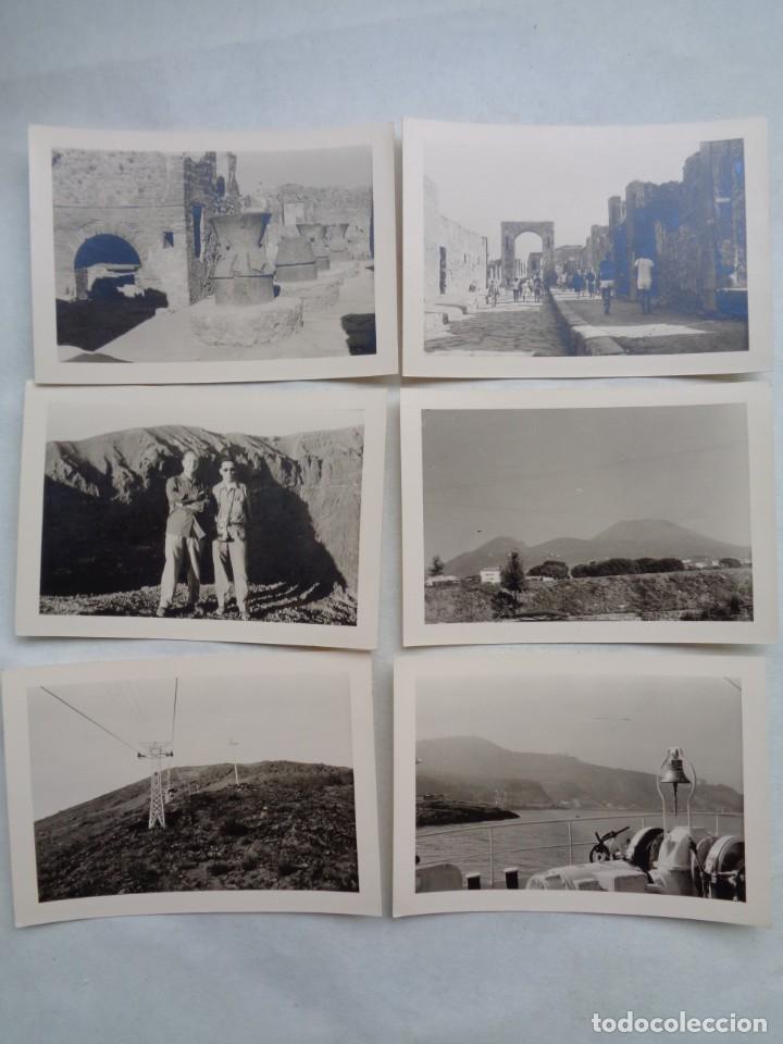 Fotograf&iacute;a antigua: LOTE DE 6 FOTOS DE NAPOLES Y RUINAS DE POMPEYA ( ITALIA ), 1966