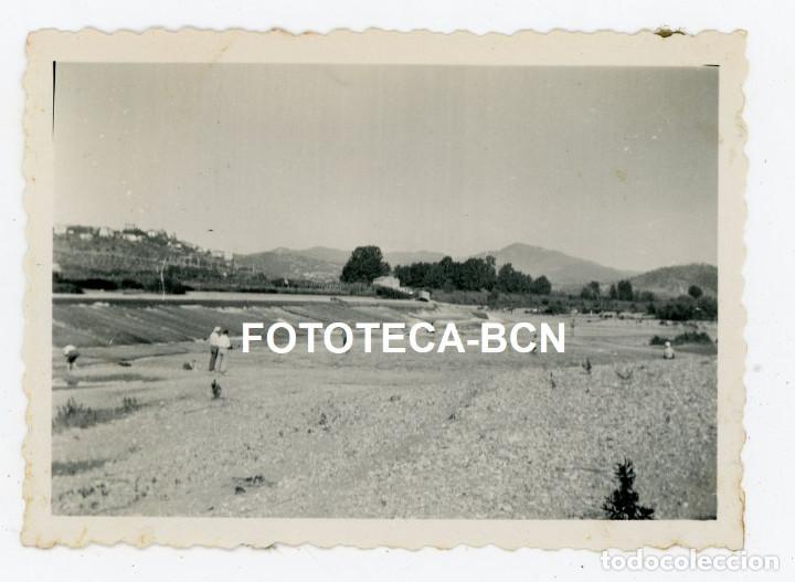 Fotograf&iacute;a antigua: FOTO ORIGINAL POSIBLEMENTE AZUD RIO LLOBREGAT MOLINS DE REI A&Ntilde;OS 30