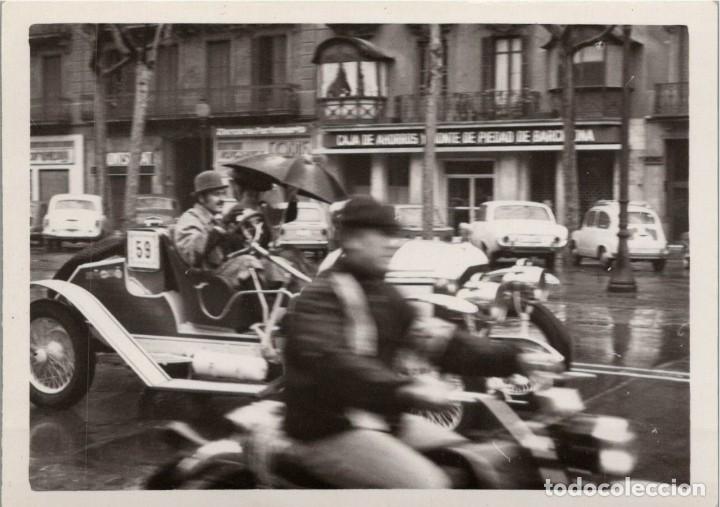 Photographie ancienne: Rallye Barcelona-Sitges (1) - A&ntilde;os 60&middot;70? - Peque&ntilde;a Fotograf&iacute;a - 108x77mm.