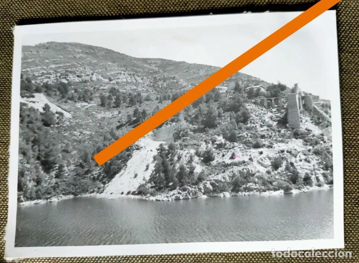 Fotograf&iacute;a antigua: Antigua fotograf&iacute;a. Pantano de ulldecona. Puebla de Benifasar Castell&oacute;n. A&ntilde;o 1965.