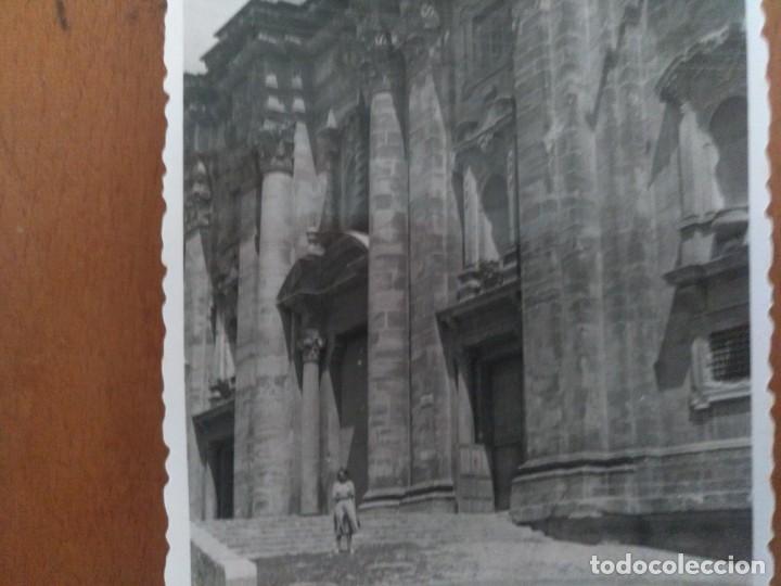 Alte Fotografie: FOTO CATEDRAL DE TORTOSA FACHADA 1954 7 X 10 CM (APROX)