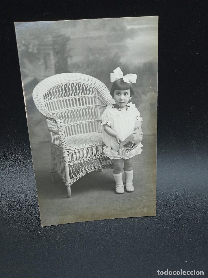 Fotografia antica: TARGETA POSTAL FOTO DE NI&Ntilde;A