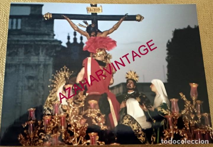 Fotograf&iacute;a antigua: SEMANA SANTA SEVILLA, ANTIGUA FOTOGRAFIA MISTERIO HERMANDAD DE LA LANZADA, 15X10 CMS