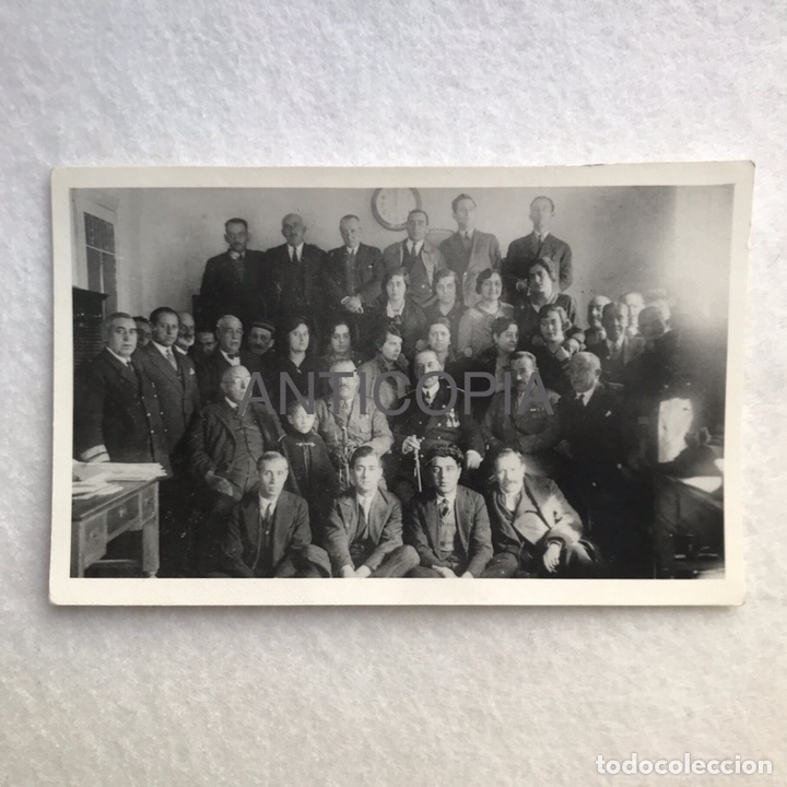 Photographie ancienne: FOTOGRAF&Iacute;A GRUPO DE PERSONALIDADES - MILITAR - CONDECORADOS - &iquest;POL&Iacute;TICA? - ALTA SOCIEDAD
