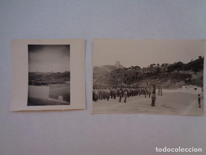 Fotograf&iacute;a antigua: LA LEGION : LOTE DE 2 FOTOS DEL INTERIOR DE CUARTEL CON LEGIONARIOS EN FORMACION