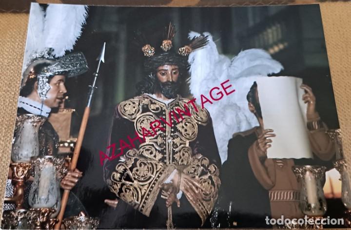 Fotografia antica: SEMANA SANTA SEVILLA, ANTIGUA FOTOGRAFIA CRISTO DE LA SENTENCIA, LA MACARENA, 15X10 CMS