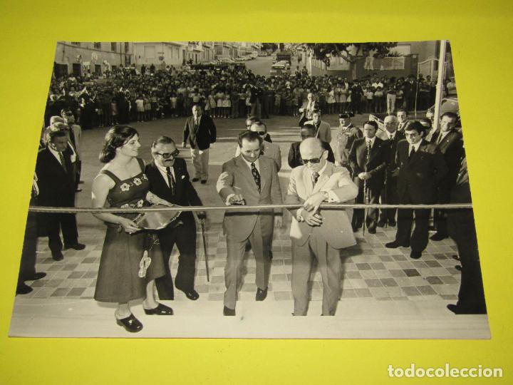 Fotograf&iacute;a antigua: Antigua Fotograf&iacute;a Original Gran Tama&ntilde;o de la Inauguraci&oacute;n del Nuevo Ayuntamiento de Ibi