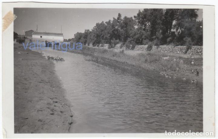 Fotograf&iacute;a antigua: Arquitectura industrial. Patrimonio hidr&aacute;ulico. Molino de agua. Zona Valencia. A&ntilde;os 30? aa