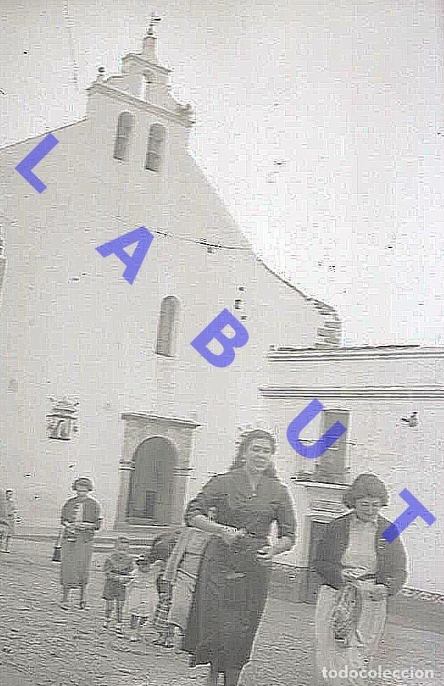 Alte Fotografie: PUEBLA DE OBANDO BADAJOZ COSTUMBRISTA NEGATIVO DE FOTOGRAFIA 9X6 H34