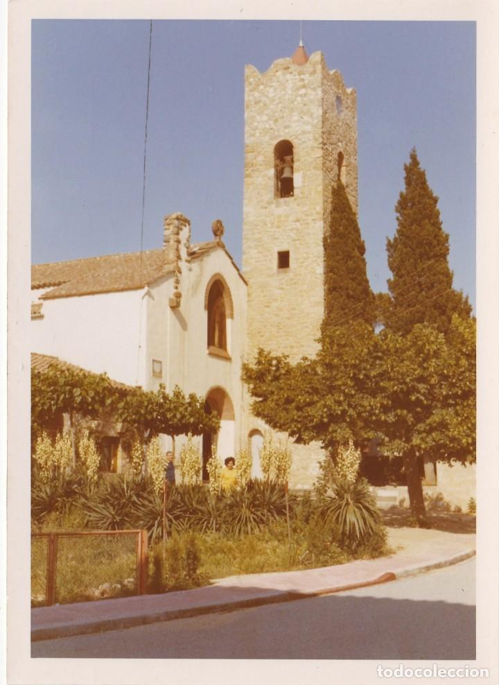 Fotograf&iacute;a antigua: Vallromanes - Setembre 1971 - Esgl&eacute;sia Parroquial de Sant Vicen&ccedil; - Fotograf&iacute;a 125x89mm