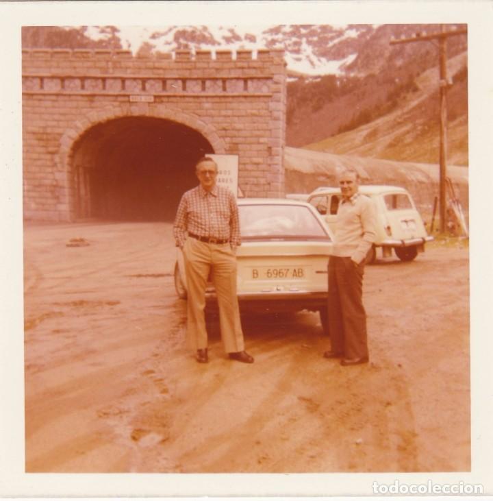 Fotografia antiga: T&uacute;nel de Viella - 18.05.1975 - Fotograf&iacute;a 88x88mm