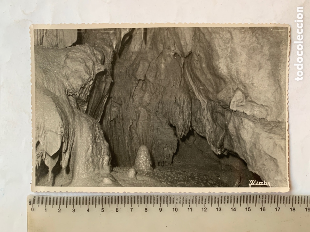 Fotografia antiga: FOTO. CUEVAS EN EL PANTANO DE MAR&Iacute;A CRISTINA. ALCORA. CASTELL&Oacute;N. FOTO WAMBA. 22 NOV. 1949.