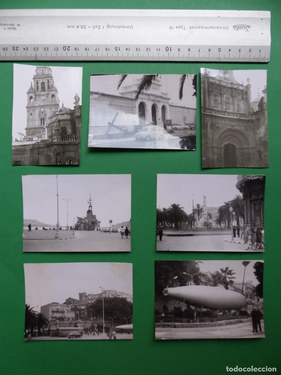Fotografia antiga: MURCIA Y CARTAGENA - LOTE DE 7 ANTIGUAS FOTOGRAFIAS, A&Ntilde;OS 1960 - VER FOTOS ADICIONALES
