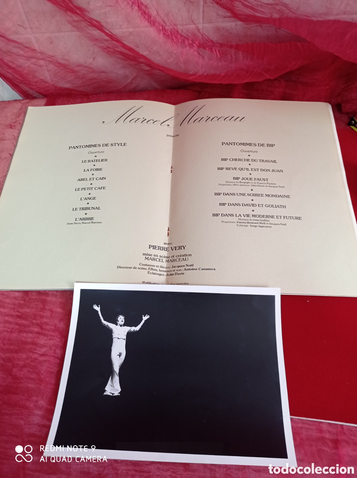 Fotograf&iacute;a antigua: MARCEL MARCEAU FOTO Y REVISTA 1944-1978