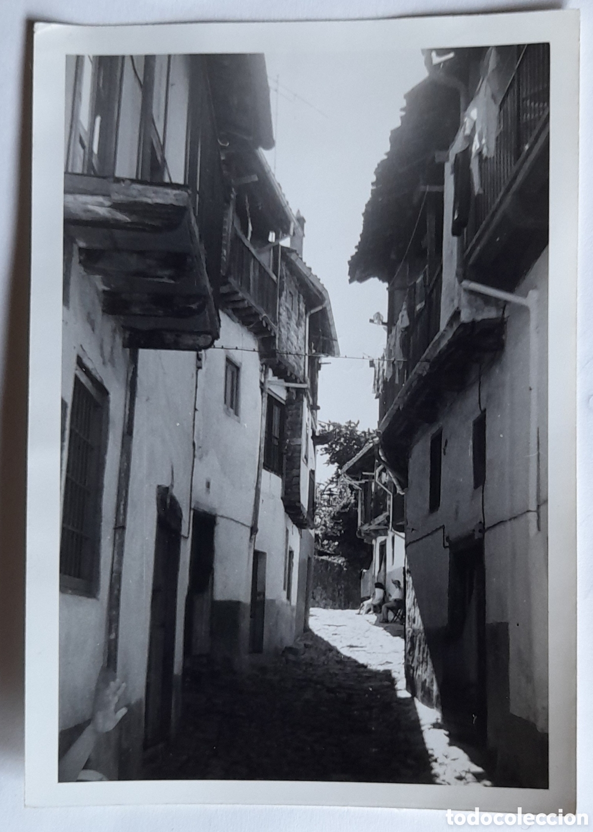 Photographie ancienne: CANDELARIO (Salamanca) Foto de una calle del pueblo. 1974