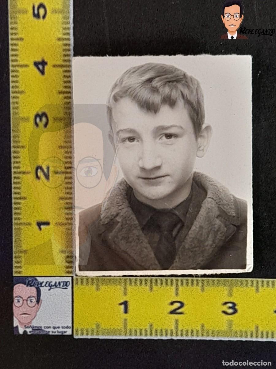 Antique Photography: FOTOMATON - CHICO - CHAVAL - NI&Ntilde;O - FOTO ANTIGUA DE CARNET EN BLANCO Y NEGRO - PHOTOMATON A&Ntilde;OS 60