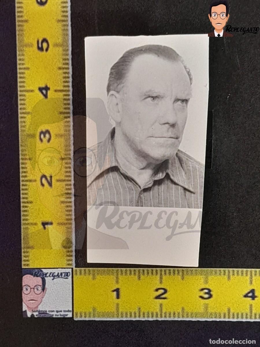 Photographie ancienne: FOTOMATON - HOMBRE RUDO - FOTO ANTIGUA DE CARNET EN BLANCO Y NEGRO - PHOTOMATON A&Ntilde;OS 60/70