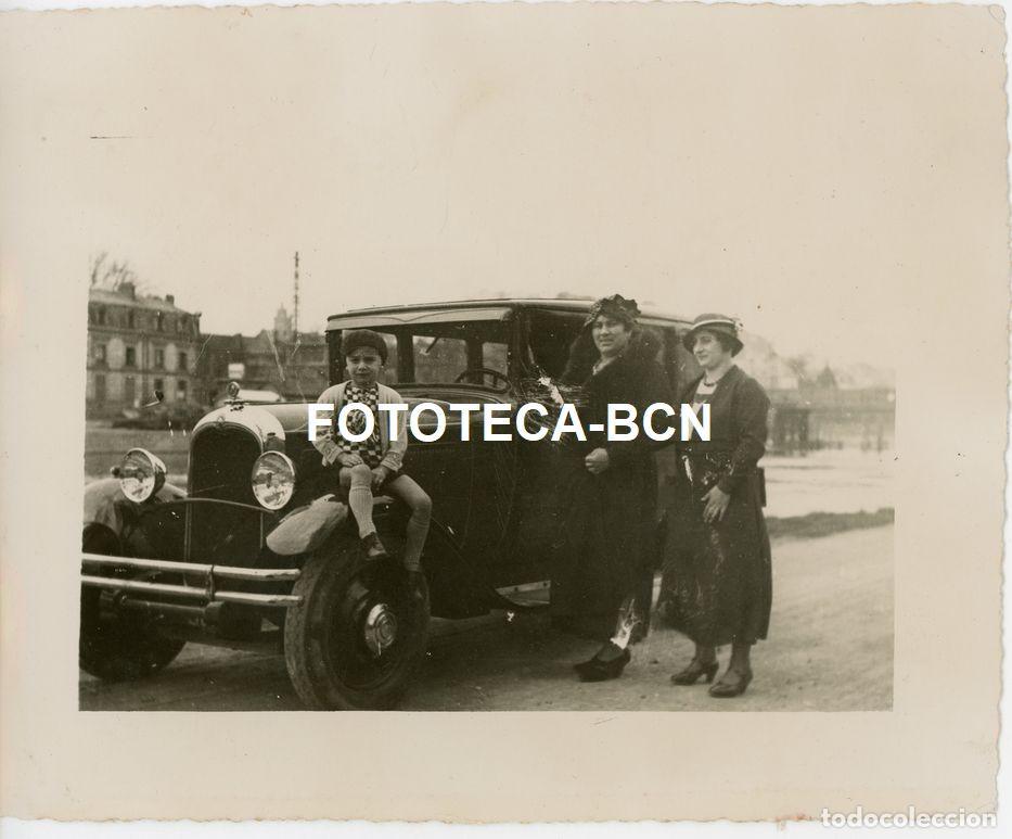 Fotografia antiga: FOTO ORIGINAL COCHE AUTOMOVIL CITROEN A&Ntilde;OS 30 POSIBLEMENTE FRANCIA