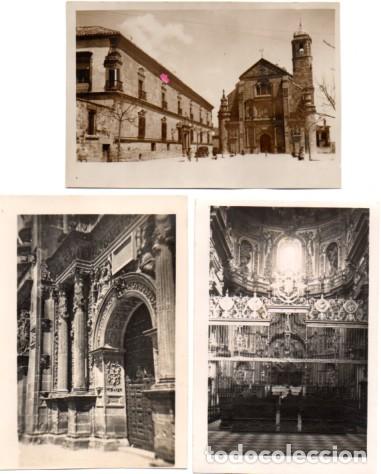 Fotograf&iacute;a antigua: UBEDA (Jaen) lote de 3 fotograf&iacute;as (tama&ntilde;o 14 x 9,5 cm)