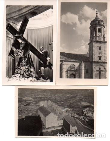 Photographie ancienne: JAEN (lote de 3 postales de 9 x 14 cm. aprox)