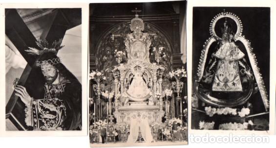 Photographie ancienne: JAEN (lote de 3 postales 2 de 9 x 14 cm. y 1 de 10 x 15 cm.aprox)