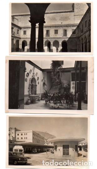 Photographie ancienne: JAEN (lote de 3 postales 2 de 9 x 14 cm. aprox)