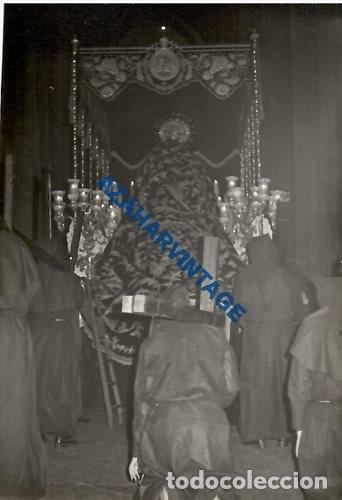 Antique Photography: SEMANA SANTA SEVILLA, A&Ntilde;OS 60, PENITENTES DE LA CARRETERIA, 75X105MM